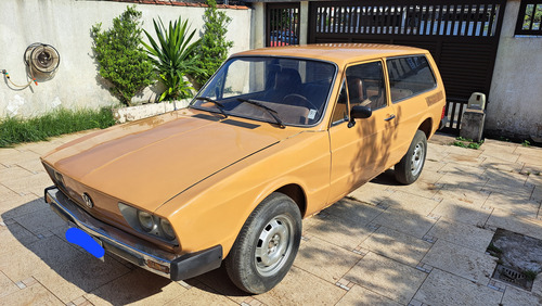 Vw Variant Ii, 1978, Marrom Saveiro, Selada Vidros Originais