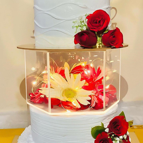 // Soporte De Pilar De Pastel Rellenable Soporte De Flores