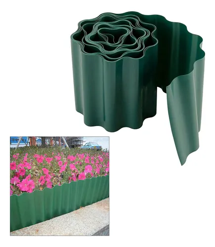 Jardín De Plástico Ribete Borde De Rollo De El 15x900cm