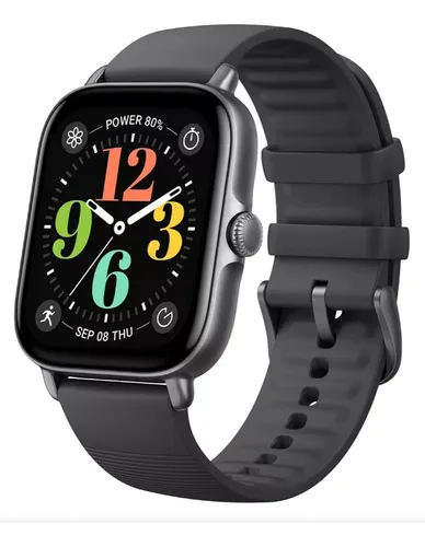 Reloj Inteligente Amazfit Gts 4 Mini Smartwatch Negro Color De La Caja Aluminio/negro