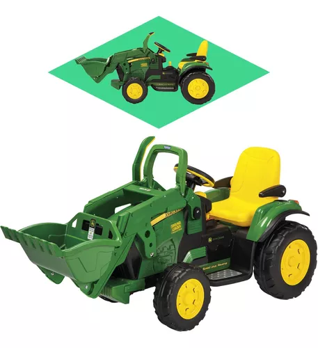 Mini Trator Elétrico Infantil John Deere Ground Force 12V PegPerego -  Fátima Criança