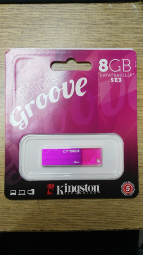 Mayoreo Memoria Usb Kingston Pink Groove 8gb