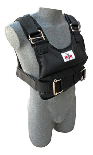 Mdfitness Chaleco Con Peso Integrado 10 Kg Fijo Weight Vest