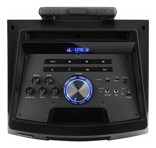 Parlante Aiwa AW-T2400 portátil con bluetooth negro
