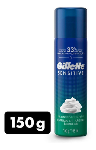 Espuma Para Afeitar Gillette Sensitive 150g