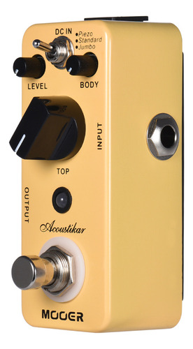 Pedal De Efectos Del Simulador De Guitarra Acústica Mooer Ac