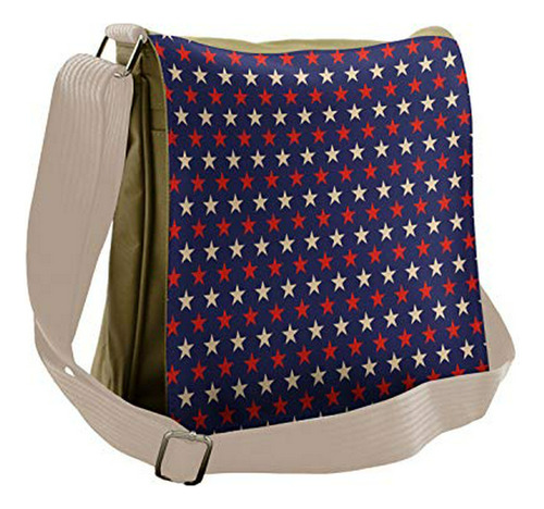 Bolso De Mensajero - Ambesonne Usa Bag, Vintage Patriotic Co