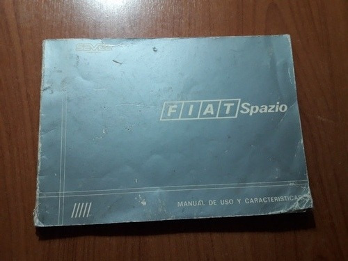 Fiat Spazio Manual De Uso Y Caracteristicas Spazio Cl Y Tr