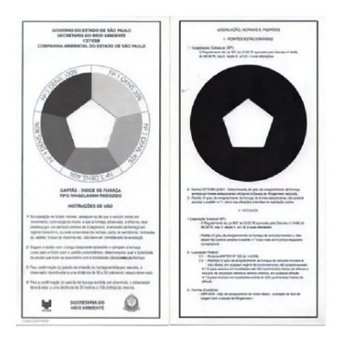 Escala De Ringelmann - Kit 10 Unidades