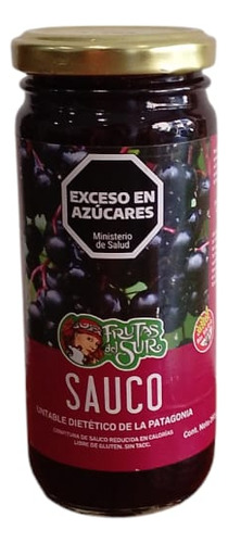 Dulce Regional De Sauco Dietético 260gr Frutas Del Sur