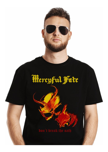Polera Mercyful Fate Dont Break The Oath 2 Metal Impresión D