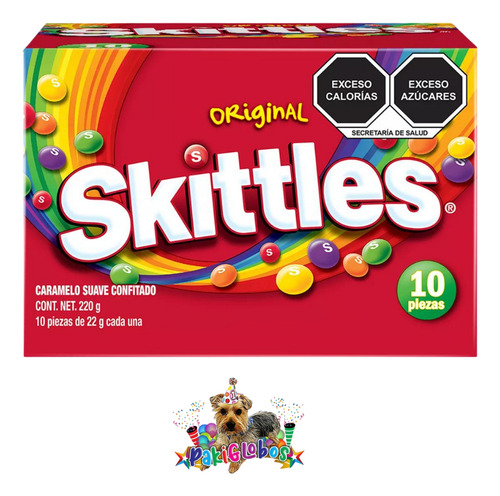 Skittles Dulces Caramelo Suave Original 10pack
