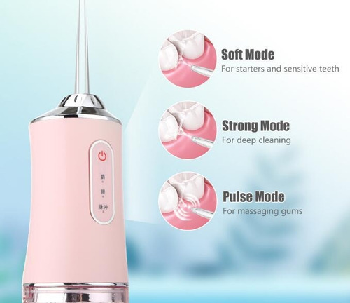 Irrigador Oral Recargable Impermeable Agua Flossers