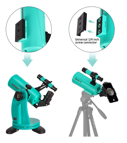 Sarblue Maksutov-cassegrain Telescopio 60 Con Soporte Dobson