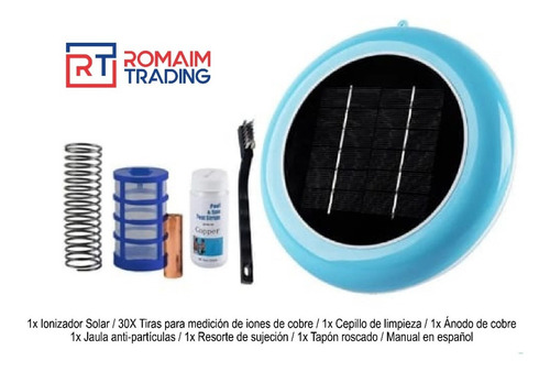 Ionizador Solar Para Piscinas