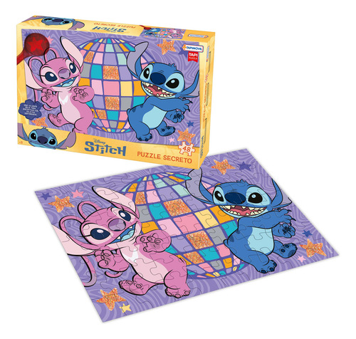 Puzzle Secreto Con Lupa Rompecabezas 48 Pzs Disney Stitch
