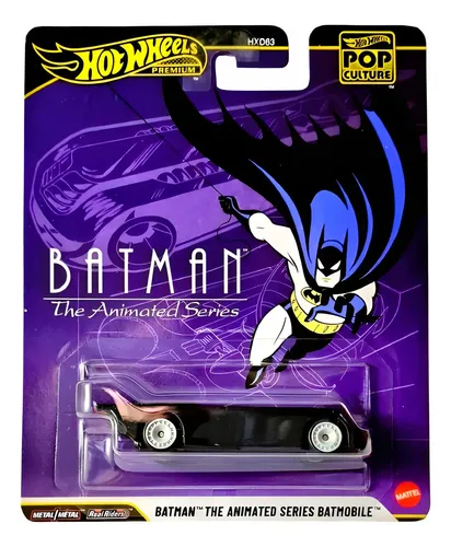 Hot Wheels Premium Batman The Animated Series Batmobile Preto