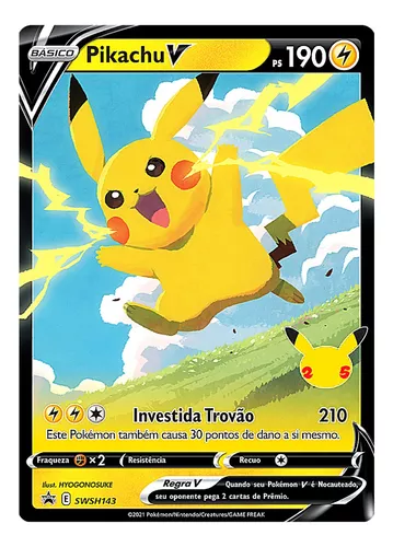 Busca: Pikachu-V  Busca de cards, produtos e preços de Pokemon