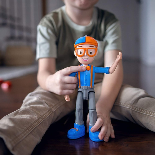 Imagen 7 de 11 de Blippi Figura Articulada 25cm Con Sonidos 86106
