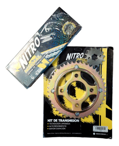 Kit Transmisión Nitro Honda Cg Titan 125 99 - En Teo Motos 