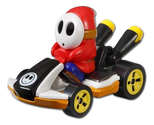 Trolley Mario Kart Hot Wheels 1:64 - Mattel Gbg25 Color Shy Guy Standard Kart