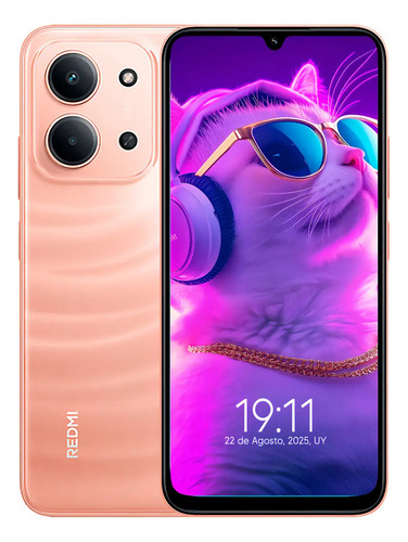 Xiaomi Redmi 15c 8gb Ram 128gb Dual Sim 50mp Fm Impressão digital Dimm laranja