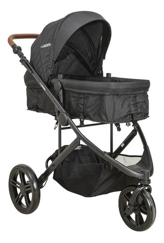 Carrinho De Bebê Trek Com Bebê Conforto E Base Preto - Kiddo