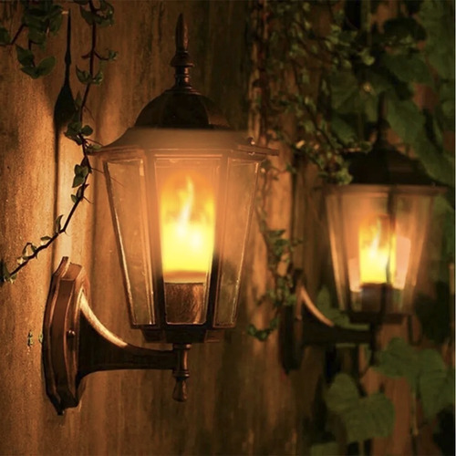 Imagem 3 de 3 de Lâmpada Led E27 9w Efeito Chama Fogo Tocha Flame Bivolt