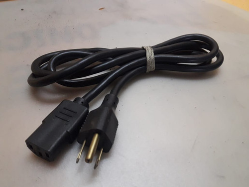 Cable De Poder Americano, 16 Amperes, 1,5mts 3 Pines (Usado)