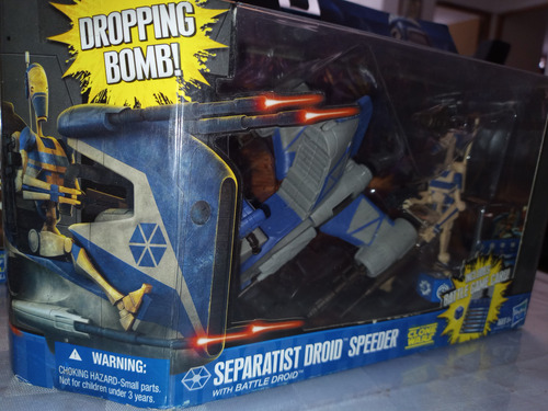 Star Wars Clone Wars Separatist Droid Speeder With Battle Dr (Usado)