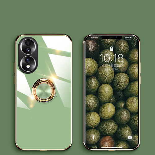 Funda Para Honor X7b Silicona Anillo Tener Vidrio Membrana