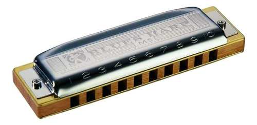 Gaita Hohner Blues Harp, Key Of C, Aço Inoxidável (5...