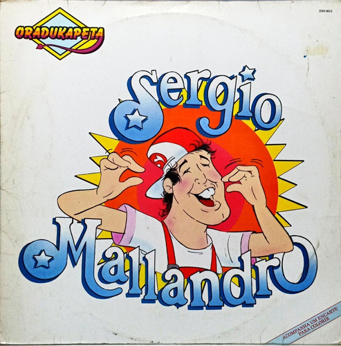 Sergio Mallandro Lp 1988 Oradukapeta + Encarte 3m 4034