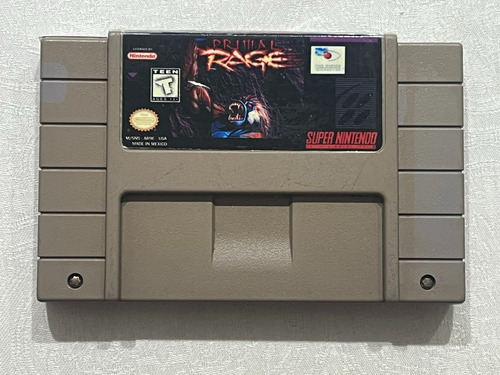 Id 525 Primal Rage Snes Original Super Nintendo