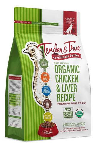 Tender True Dog Food Chicken And Liver 1.81kg