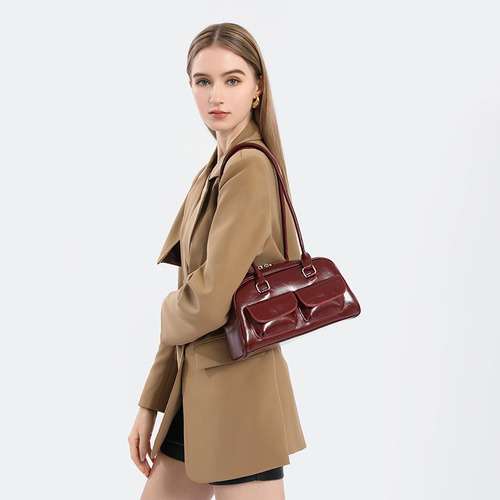 Bolso De Lujo Retro Genuino De Alta Calidad Wz088
