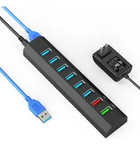Comprar Hub Usb Alimentado, Aiibe Hub Usb 30 De 8 Puertos Divisor 2