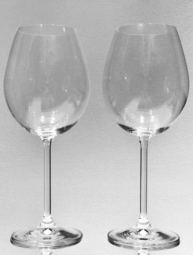 Imagen 2 de 4 de Set X 2 Copón Vino Degustación Cristal Bohemia Máxima 580ml