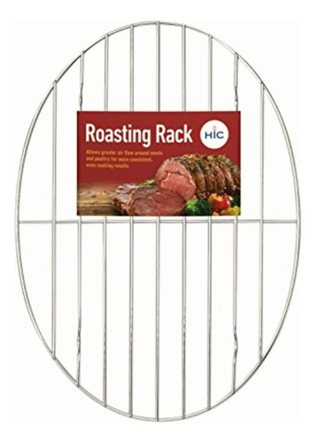 Harold Imports Oval Roasting Rack, 11.75 By 8-.5-inch