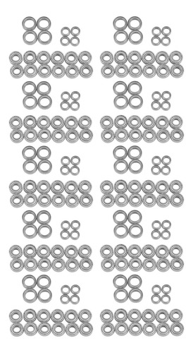 Kit De Rodamientos De 200 Piezas Para Tt01 Tt-01 Tt01d Tt01e