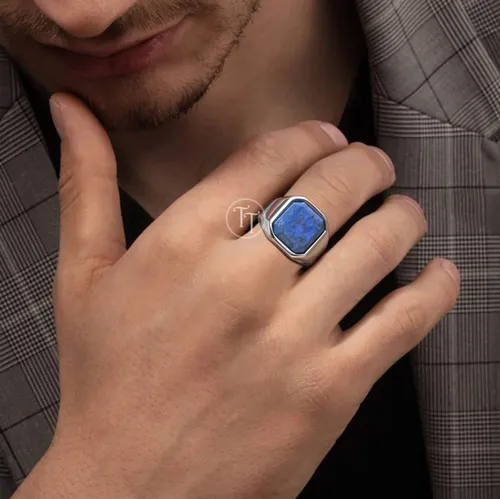 Anillo lapislazuli hombre sale