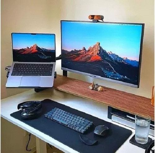 Rack Soporte 2 En 1 Escritorio Para Monitor & Laptop 13 A 32