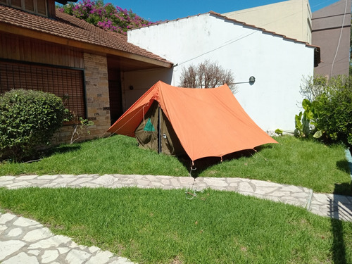 Carpa Canadiense P/ 4 Personas.base Impermeable. 2,10 X 1,80