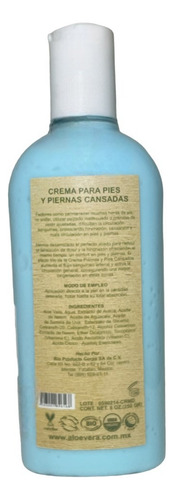 Crema Intensiva Para Pies Cansados Pucchene 250gr Fragancia Menta