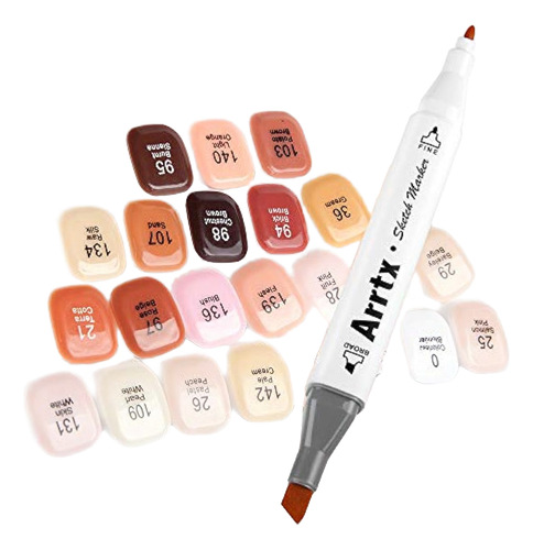 Marcadores De Tono Piel Arrtx 36 Colores Rotuladores Dobles Skin Tone