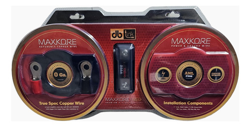 Kit De Instalación Calibre 0 Db Link Maxkore Me0k 100% Cobre