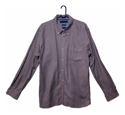 Camisa Con Rayas Hombre - Tommy Hilfiger L