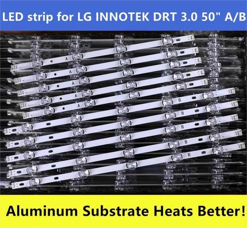 Imagen 1 de 3 de Kit Leds LG 50lb5800 50lb5830 50lb6100 50lb6500 Aluminio Nvo