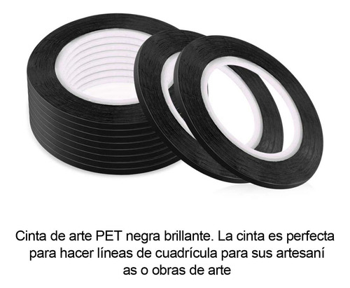 Cinta De Pizarra Blanca Lines Draw A Line 3mm 10 Rollos