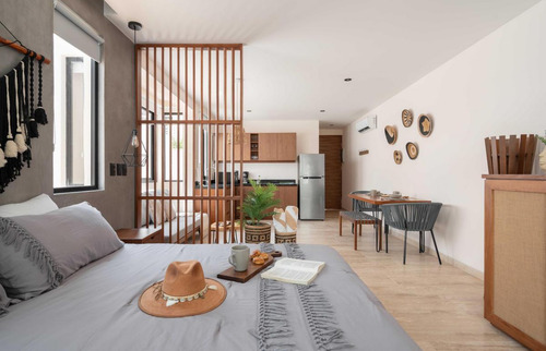 Estudio En Venta Con Terraza Y Alberca En La Veleta Tulum